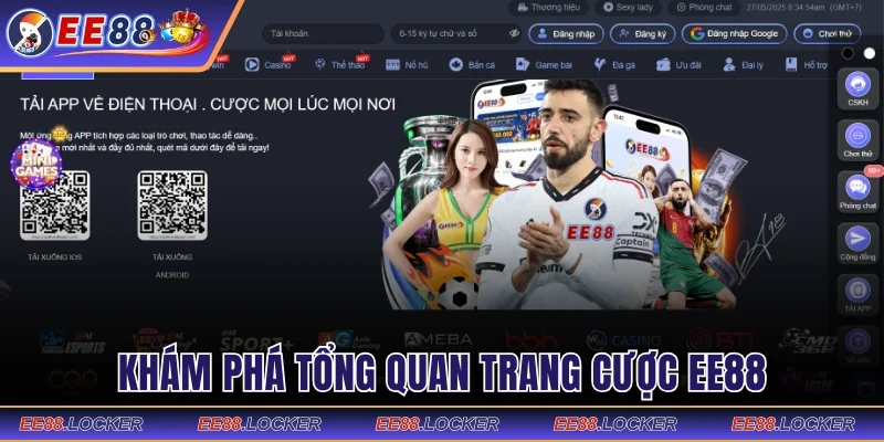 Khám phá tổng quan trang cược EE88